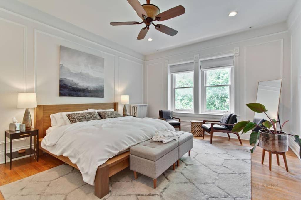 Historic Luxury Townhouse In Downtown Chicago Villa Eksteriør billede