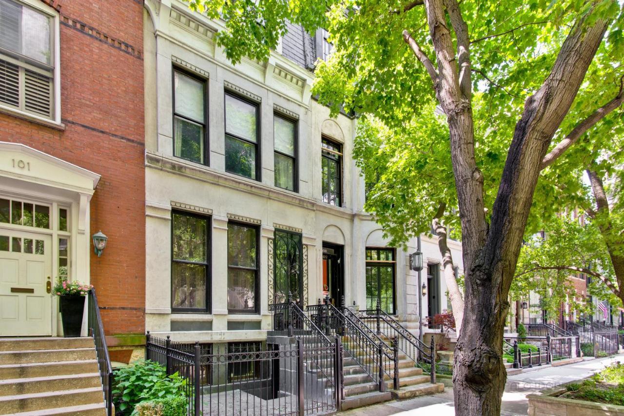 Historic Luxury Townhouse In Downtown Chicago Villa Eksteriør billede